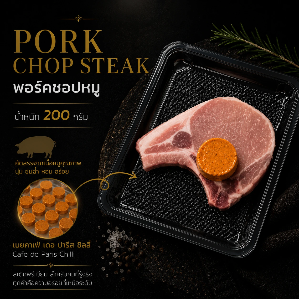 พอร์คชอปหมู