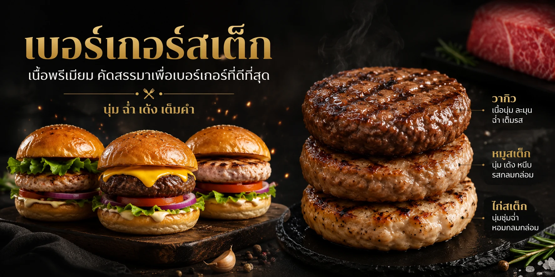 เบอร์เกอร์สเต็ก